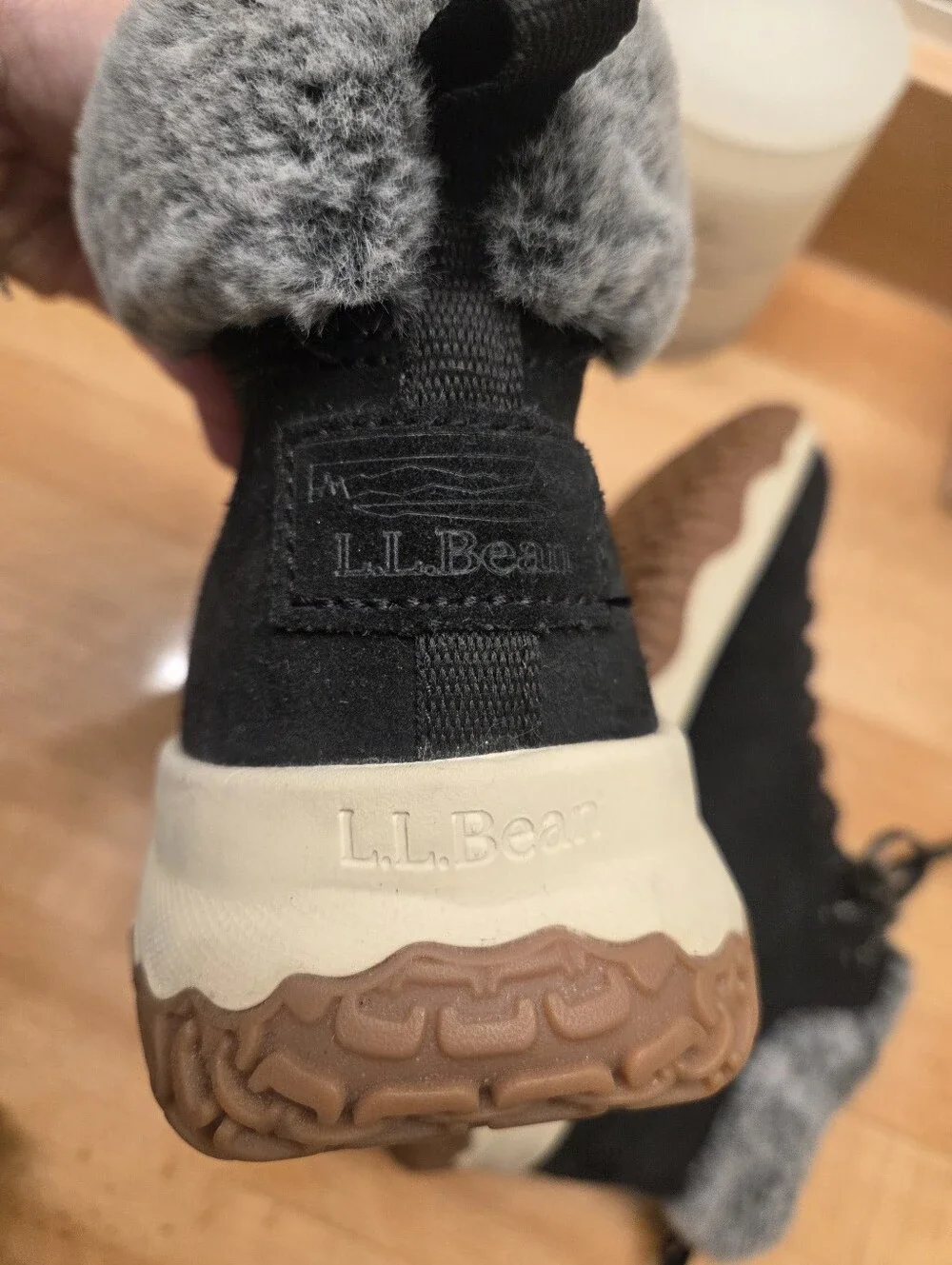 L.L.Bean Women's Day Venture Insulated Boots Black Suede Size 7.5